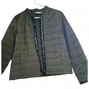 Chico's Open Front Boho‎ Quilted Jacket Size 1 (US Size 8/10)